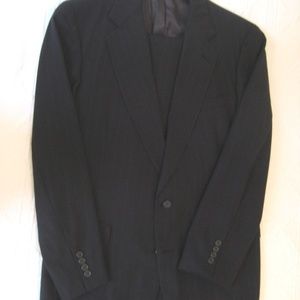 Hart Schaffner & Marx Dark Blue Pinstripe 2 Piece